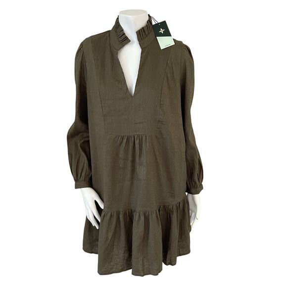 long dresses casual PRETTYGARDEN Women Fall Long Sleeve Smocked Maxi Dress Casual Square N
